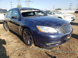 Salvage cars for sale at Elgin, IL auction: 2013 Chrysler 200 LX