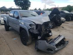 Salvage cars for sale from Copart Opa Locka, FL: 2021 Toyota Tacoma Double Cab