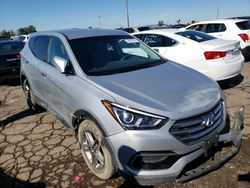 Salvage cars for sale from Copart Woodhaven, MI: 2017 Hyundai Santa FE Sport