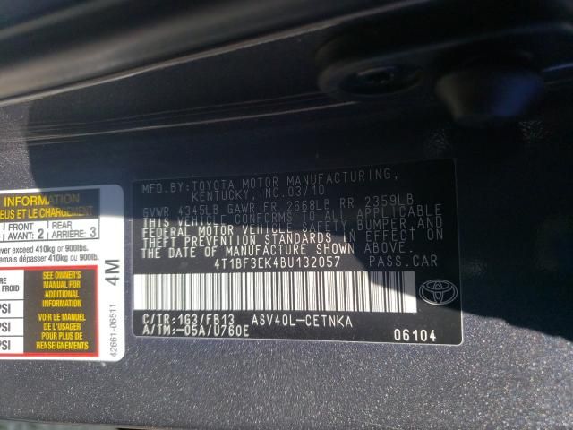 2011 Toyota Camry Base