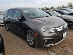 Salvage cars for sale from Copart Wichita, KS: 2019 Honda Odyssey EXL