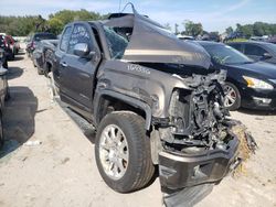 Salvage cars for sale from Copart Riverview, FL: 2015 GMC Sierra K1500 Denali