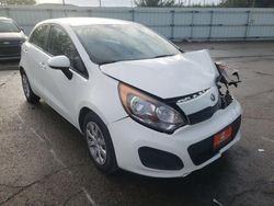 Salvage cars for sale at Moraine, OH auction: 2013 KIA Rio LX