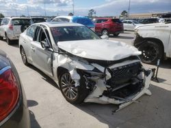 Salvage cars for sale at New Orleans, LA auction: 2020 Infiniti Q50 Pure