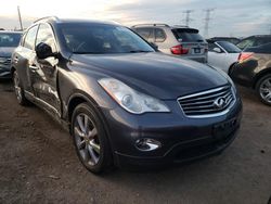 Salvage cars for sale from Copart Dyer, IN: 2010 Infiniti EX35 Base