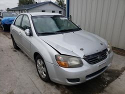 KIA Spectra salvage cars for sale: 2009 KIA Spectra EX