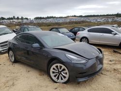 Salvage cars for sale at Gaston, SC auction: 2021 Tesla Model 3