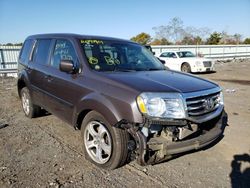 Salvage cars for sale at Brookhaven, NY auction: 2013 Honda Pilot EXL