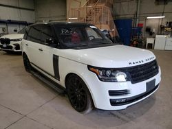 Salvage cars for sale at Montreal Est, QC auction: 2016 Land Rover Range Rover Autobiography