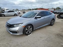 Salvage cars for sale at Homestead, FL auction: 2019 Honda Civic LX