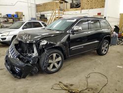 Salvage cars for sale at Ham Lake, MN auction: 2015 Jeep Grand Cherokee Overland