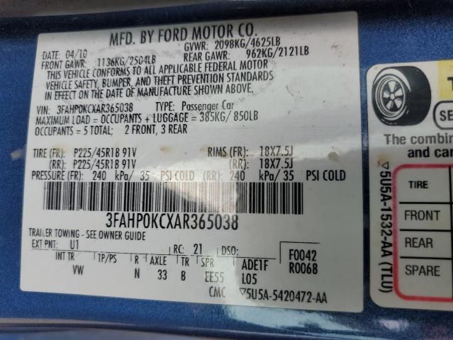 2010 Ford Fusion Sport