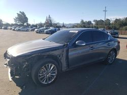 Infiniti Q50 salvage cars for sale: 2021 Infiniti Q50 Luxe