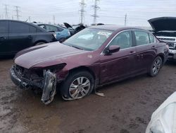 Salvage cars for sale from Copart Elgin, IL: 2010 Honda Accord LXP