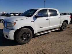 Salvage cars for sale from Copart Amarillo, TX: 2010 Toyota Tundra Crewmax Limited