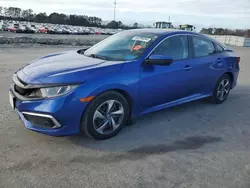 Salvage cars for sale from Copart Dunn, NC: 2019 Honda Civic LX