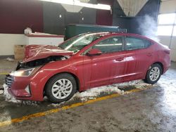 Salvage cars for sale at Dyer, IN auction: 2019 Hyundai Elantra SE