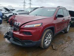 Jeep Cherokee Sport salvage cars for sale: 2016 Jeep Cherokee Sport