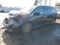 Salvage cars for sale from Copart Ontario Auction, ON: 2015 Honda Odyssey EXL