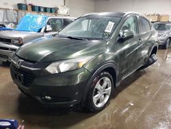 Salvage cars for sale from Copart Elgin, IL: 2016 Honda HR-V EXL