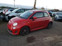 Salvage cars for sale at Kapolei, HI auction: 2015 Fiat 500 Abarth