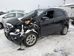 Salvage cars for sale at Dyer, IN auction: 2021 Ford Ecosport SE