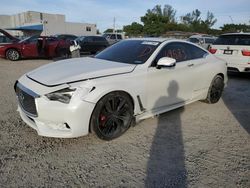 Salvage cars for sale from Copart Opa Locka, FL: 2018 Infiniti Q60 RED Sport 400