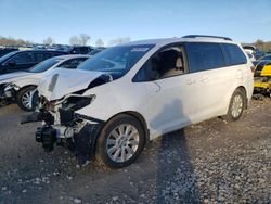 Salvage cars for sale from Copart West Warren, MA: 2015 Toyota Sienna LE