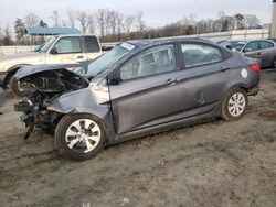 Salvage cars for sale at Spartanburg, SC auction: 2015 Hyundai Accent GLS