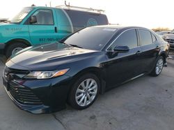 Salvage cars for sale at Grand Prairie, TX auction: 2020 Toyota Camry LE