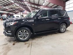 Salvage cars for sale from Copart East Granby, CT: 2018 Infiniti QX80 Base