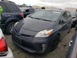 Salvage cars for sale from Copart Martinez, CA: 2015 Toyota Prius