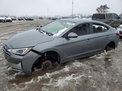 Salvage cars for sale at Woodhaven, MI auction: 2019 Hyundai Elantra SE