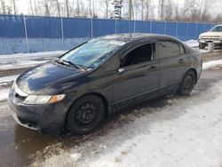 Salvage cars for sale from Copart Moncton, NB: 2010 Honda Civic LX-S