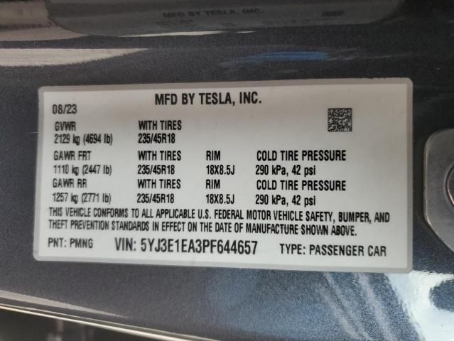 2023 Tesla Model 3