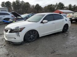 Salvage cars for sale from Copart Mendon, MA: 2008 Honda Accord EXL