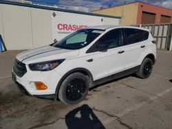 Ford Escape s salvage cars for sale: 2018 Ford Escape S