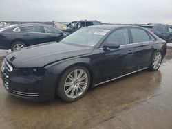 Salvage cars for sale at Grand Prairie, TX auction: 2014 Audi A8 L Quattro