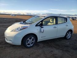 Salvage cars for sale from Copart Adelanto, CA: 2012 Nissan Leaf SV