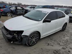 Salvage cars for sale at Cahokia Heights, IL auction: 2016 Volkswagen Jetta Sport