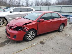 Salvage cars for sale at Ellwood City, PA auction: 2013 Toyota Corolla Base