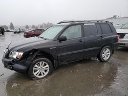 Toyota Highlander salvage cars for sale: 2006 Toyota Highlander Hybrid