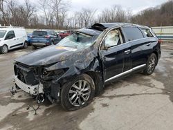 Salvage cars for sale at Ellwood City, PA auction: 2014 Infiniti QX60