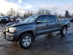 Salvage cars for sale from Copart Portland, OR: 2014 Toyota Tacoma Double Cab Long BED