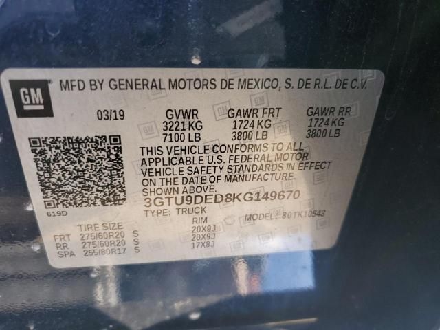 2019 GMC Sierra K1500 SLT