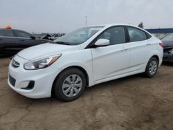 Salvage cars for sale at Woodhaven, MI auction: 2016 Hyundai Accent SE