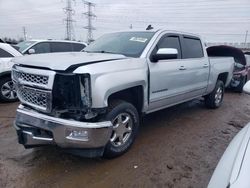 Chevrolet salvage cars for sale: 2015 Chevrolet Silverado K1500 LTZ