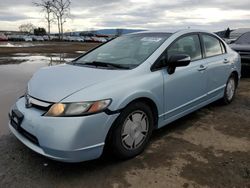 Honda Civic Hybrid salvage cars for sale: 2007 Honda Civic Hybrid