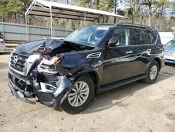 Salvage cars for sale at Austell, GA auction: 2021 Nissan Armada SV