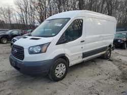 Salvage trucks for sale at Candia, NH auction: 2015 Ford Transit T-250